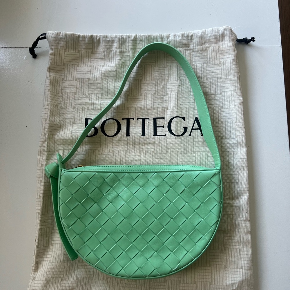Bottega Veneta Mini Knot Intrecciato Leather Shoulder Bag